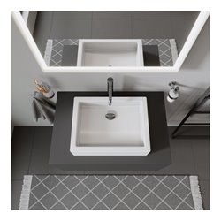 Duravit Aufsatzbecken Vero geschli., o. HL, ÜL, HLB, 50x38cm, weiß