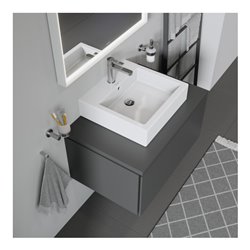 Duravit Möbelwaschtisch Vero 50x47cm, we, geschli., m HL, ÜL, HLB