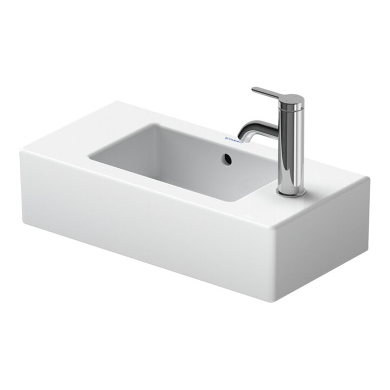 Duravit Möbel-Handwaschbecken Vero 50x25cm, m ÜL, HLB, HL rechts, weiß