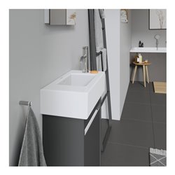 Duravit Möbel-Handwaschbecken Vero 50x25cm, m ÜL, HLB, HL rechts, weiß