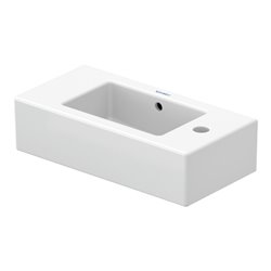 Duravit Möbel-Handwaschbecken Vero 50x25cm, m ÜL, HLB, HL rechts, weiß
