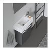 Duravit Möbel-Handwaschbecken Vero 50x25cm, m ÜL, HLB, HL rechts, weiß