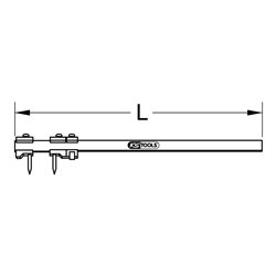 KS Tools Präzisions-Stangenzirkel