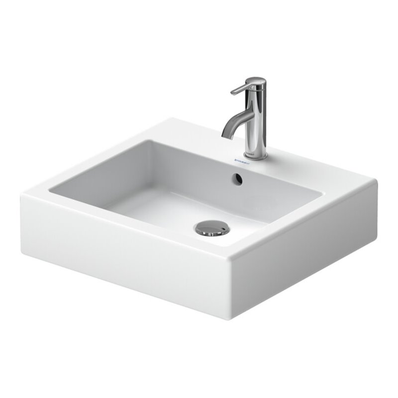 Duravit Aufsatzbecken Vero 50x47cm, geschli., m HL, ÜL, HLB, weiß