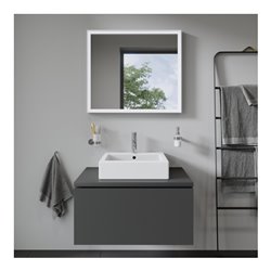 Duravit Aufsatzbecken Vero 50x47cm, geschli., m HL, ÜL, HLB, weiß