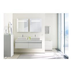 Duravit Aufsatzbecken Vero 50x47cm, geschli., m HL, ÜL, HLB, weiß