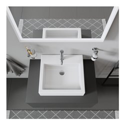 Duravit Aufsatzbecken Vero 50x47cm, geschli., m HL, ÜL, HLB, weiß
