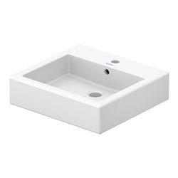 Duravit Aufsatzbecken Vero 50x47cm, geschli., m HL, ÜL, HLB, weiß