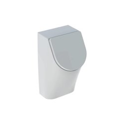 Geberit Urinal Renova Plan weiß, mit Deckel, Zulauf/Abgang hinten