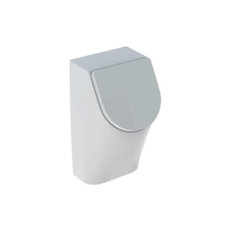 Geberit Urinal Renova Plan weiß, mit Deckel, Zulauf/Abgang hinten