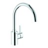 Grohe Spültisch-Einhebelmischer Eurosmart Cosmopolitan chr, Niederdruck, schwenkbarer C-Auslauf
