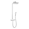 hansgrohe Showerpipe Raindance E mit Thermostat, 1jet, weiß/chrom