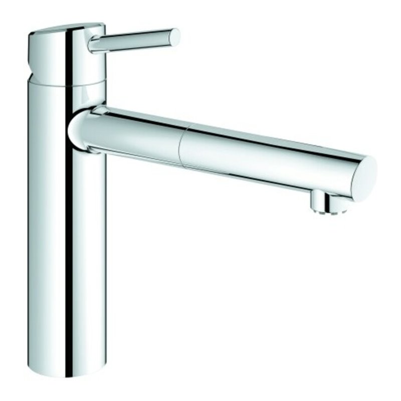 Grohe Spültisch-Einhebelmischer Concetto 1/2', ND, mittelh Ausl, ausz LamiBr, chr