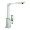 Grohe Spültisch-Einhebelmischer Eurocube supersteel, schwenkbarer Gussauslauf