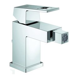 Grohe Bidet-Einhebelmischer Eurocube 1/2', mit Ablaufgarnitur, chrom