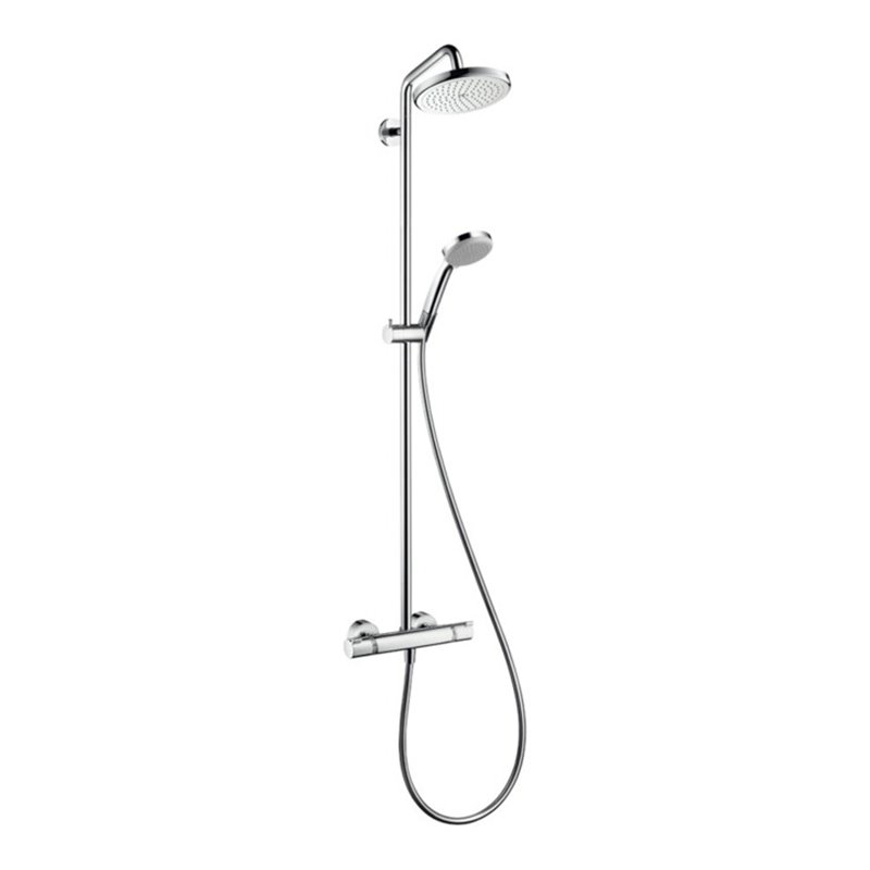 hansgrohe Showerpipe Croma 220 mit Thermostat, chrom