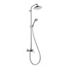 hansgrohe Showerpipe Croma 220 mit Einhebelmischer, 1jet, chrom
