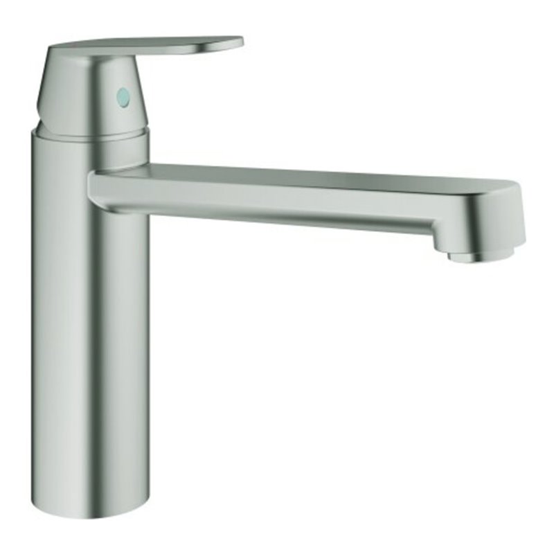 Grohe Spültisch-Einhebelmischer Eurosmart Cosmopolitan supersteel, mittelhoher Auslauf