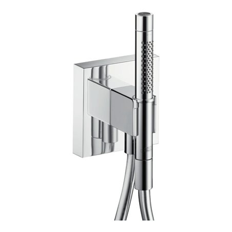 hansgrohe Portereinh Axor Starck Organic m Stabhandbrause 2jet, Schlauch, 120x120mm, chr