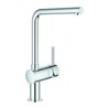 Grohe Spültisch-Einhebelmischer Minta chrom, schwenkbarer L-Auslauf