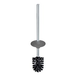 Keuco Toilettenbürste Moll chrom/Anthraz., mit Griff und Deckel