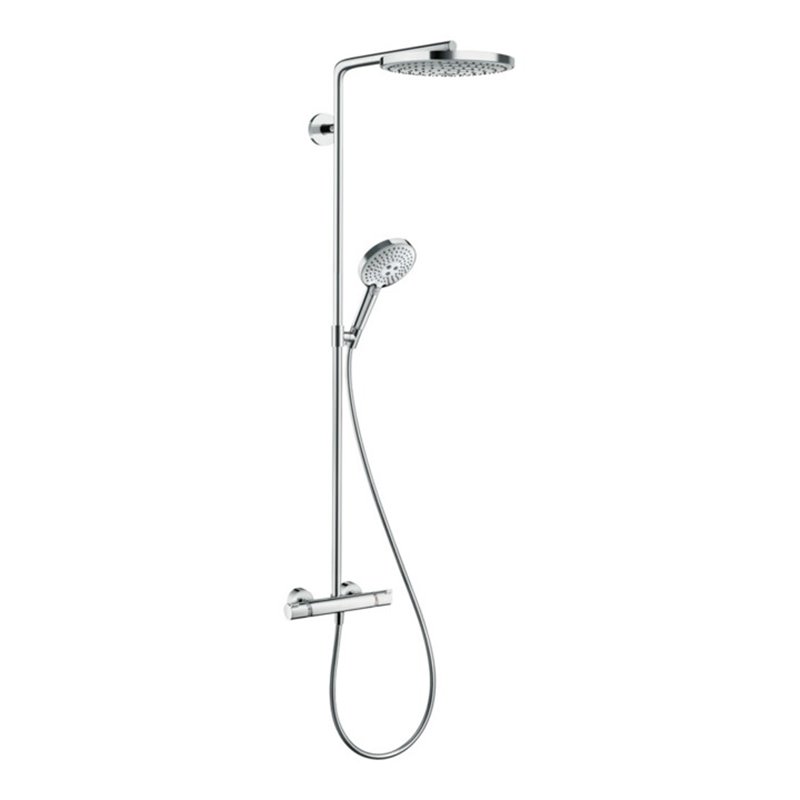 hansgrohe Showerpipe Raindance Select S Brausekopf 240mm, chr, m Thermostat, 2jet
