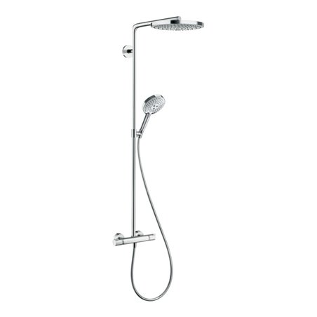 hansgrohe Showerpipe Raindance Select S Brausekopf 240mm, chr, m Thermostat, 2jet
