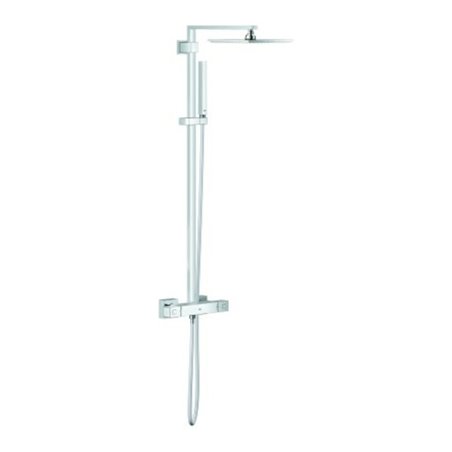 Grohe Duschsystem Euphoria Cube 230 chrom, mit AP-Thermostat, Ausladung 40cm