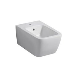 Geberit Wand-Bidet iCon Square geschlossene Form, mit Überlauf, weiß