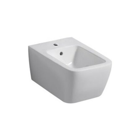 Geberit Wand-Bidet iCon Square geschlossene Form, mit Überlauf, weiß