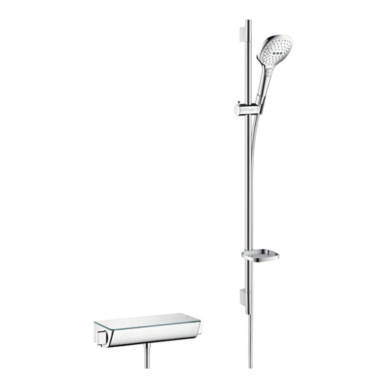 hansgrohe Brauses Raindance Sel. E 120 1008mm Brausestange, we/vc, mit Thermostat
