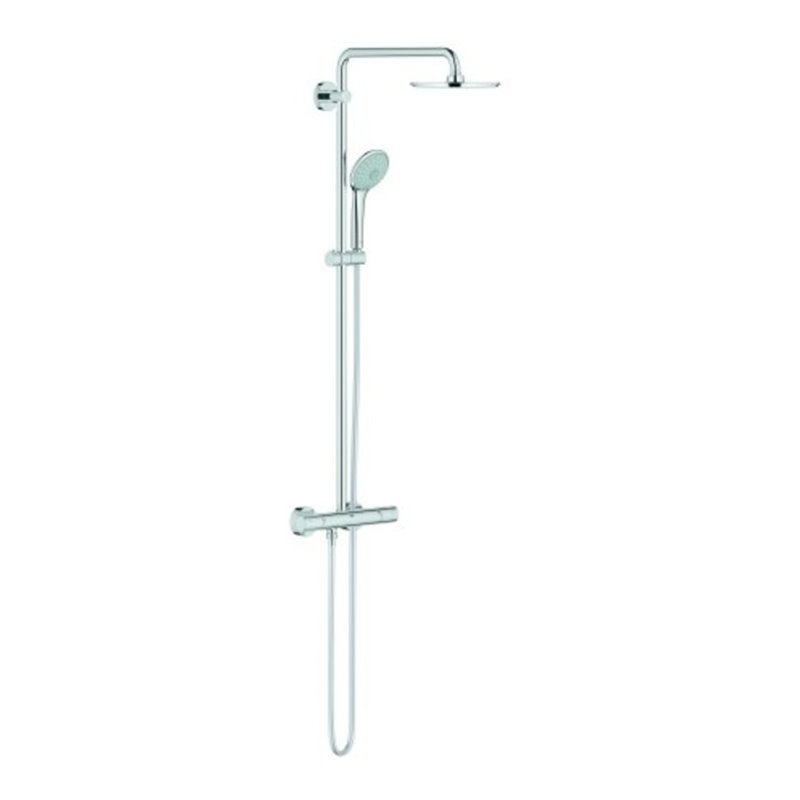 Grohe Duschsystem Euphoria 210 AP-Thermostat, Wandmontage, chrom