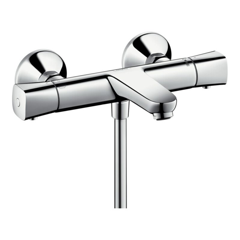 hansgrohe Wannen-Thermostat Ecostat universal 284x82mm, AP, 2 Verbr., Ausl. 194mm, chr