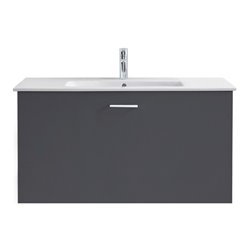 Duravit Möbelwaschtisch Me by Starck 83x49cm, we, m HL, ÜL, Hahnlochbank