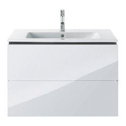 Duravit Möbelwaschtisch Me by Starck 83x49cm, we, m HL, ÜL, Hahnlochbank