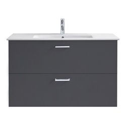 Duravit Möbelwaschtisch Me by Starck 83x49cm, we, m HL, ÜL, Hahnlochbank
