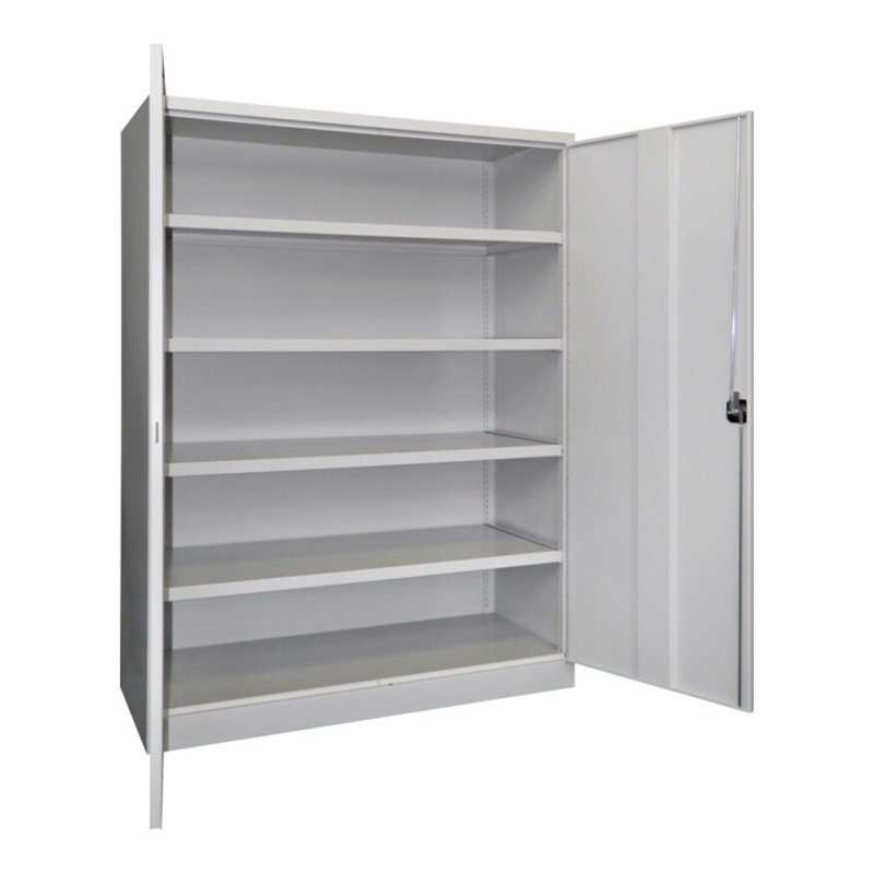 Pavoy Schwerlastschrank 1950x1470x630 Großraum, 4 Fachböden a 120 kg, RAL 7035