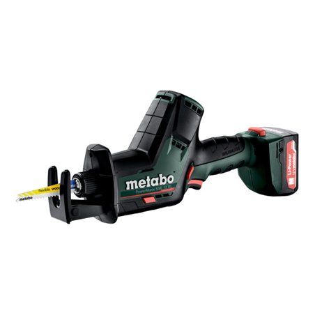Metabo Akku-Säbelsäge PowerMaxx SSE 12 BL metaBOX 145 12V 2x2Ah Li-Power + SC 30