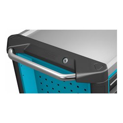 HAZET Werkstattwagen Assistent 179NX-8/244 Schubladen flach: 7 x 81 x 522 x 398 mm Schubladen hoch: 1 x 166 x 522 x 398 mm 244 t