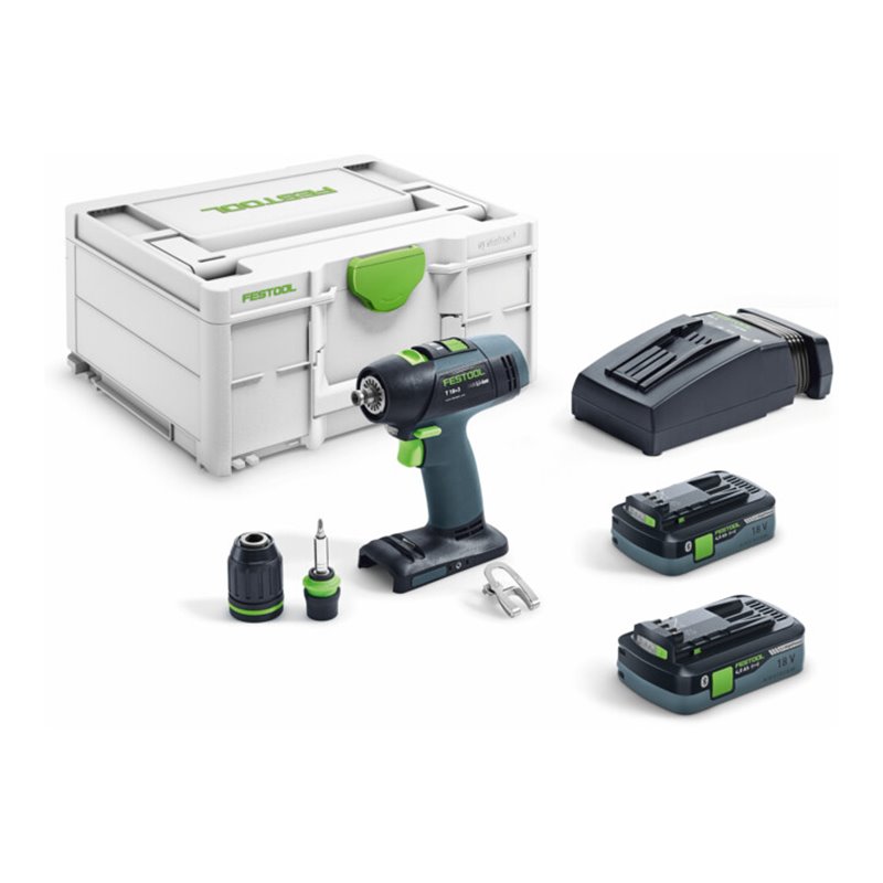 Festool Akku-Bohrschrauber T 18+3 HPC 4,0 I-Plus