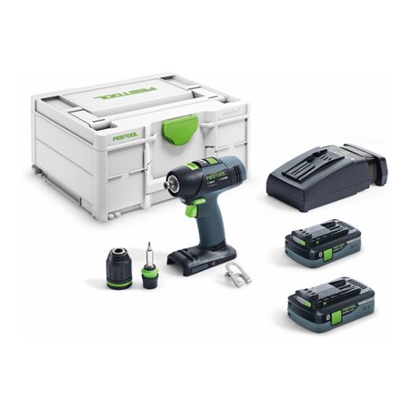 Festool Akku-Bohrschrauber T 18+3 HPC 4,0 I-Plus