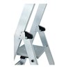 MUNK Aluminium -Stehleiter 250kg einseitig clip-step R13 3 St.
