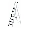 MUNK Aluminium -Stehleiter 250kg einseitig clip-step R13 7 St.