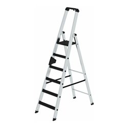 MUNK Aluminium -Stehleiter 250kg einseitig clip-step R13 6 St.