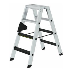 MUNK A-Stehleiter 250 kg beidseitigclip-step R13 4 Stufen