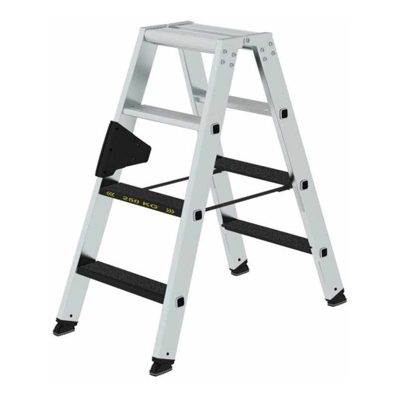 MUNK A-Stehleiter 250 kg beidseitigclip-step R13 4 Stufen