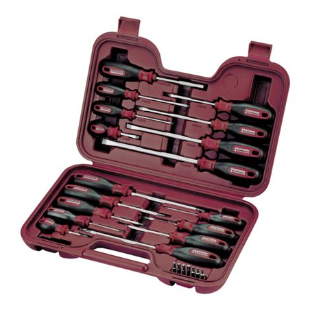 Kraftwerk ergokraft Schraubendr.-/Bitkoffer 24-teilig