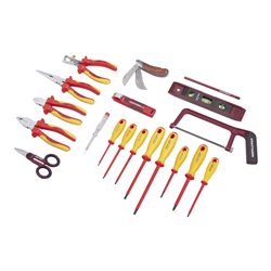 Kraftwerk Elektriker-Werkzeugsatz in Gürteltasche