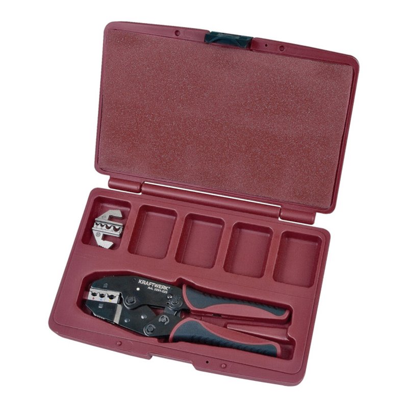 Kraftwerk Ratschen-Hebel-Crimpzangen-Koffer