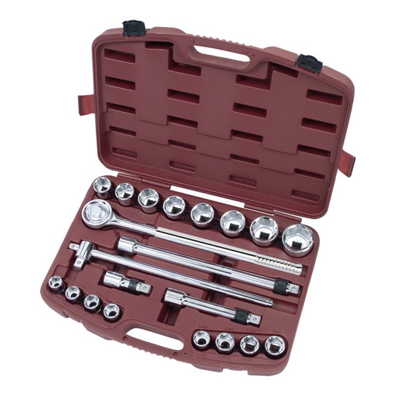 Kraftwerk Teleskop-Steckschlüsselkoffer 3/4' 21-teilig